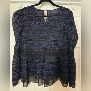Navy blouse